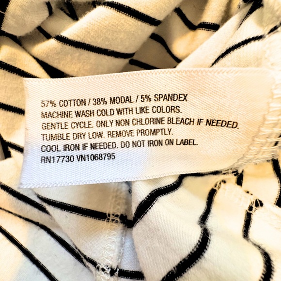 A New Day Target Black & White
Striped Sleeveless Midi T-Shirt Dress Size S - Picture 8 of 9